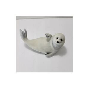 VTG Seal Snow Pup 1987 Franklin Mint Official Humane Society Figurine